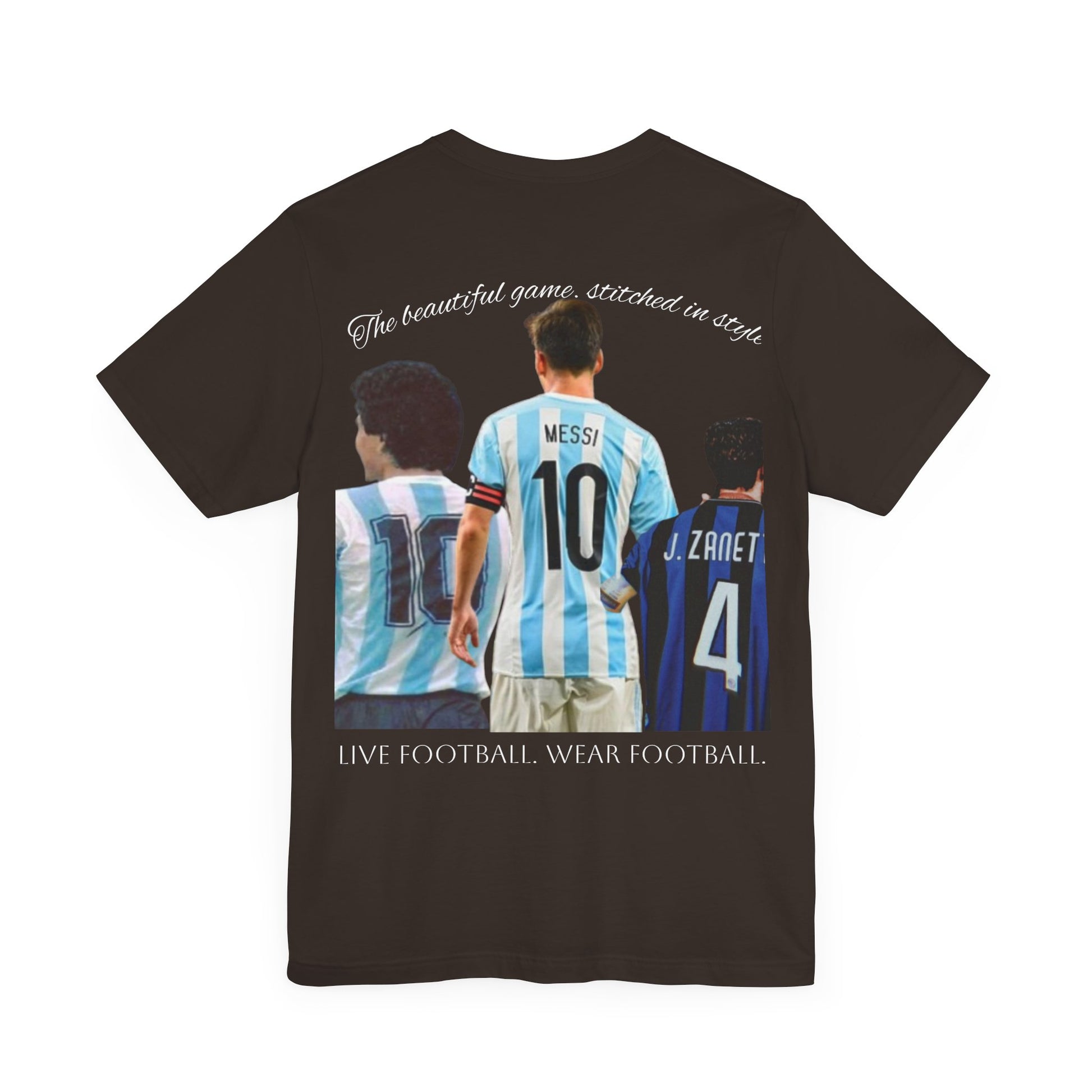 Argentina Legends Tee, Messi Zanetti Maradona Unisex Tee, Casual Streetwear