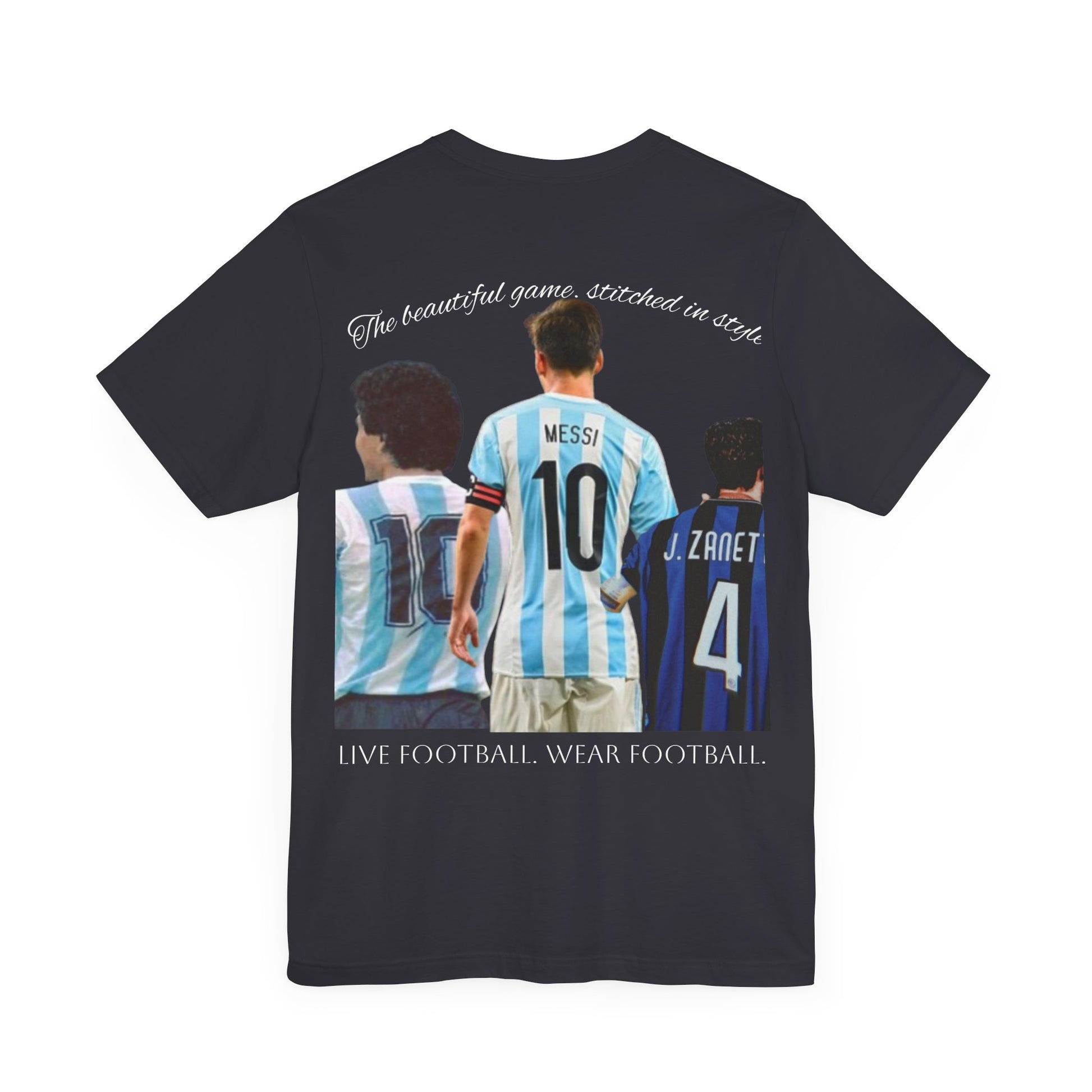 Argentina Legends Tee, Messi Zanetti Maradona Unisex Tee, Casual Streetwear