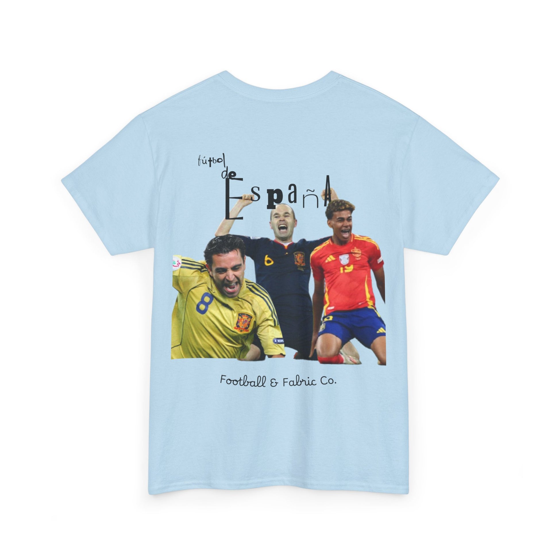 Vintage "Futbol de Espana Tee, Unisex Heavy Cotton Shirt, Retro Graphic Tee