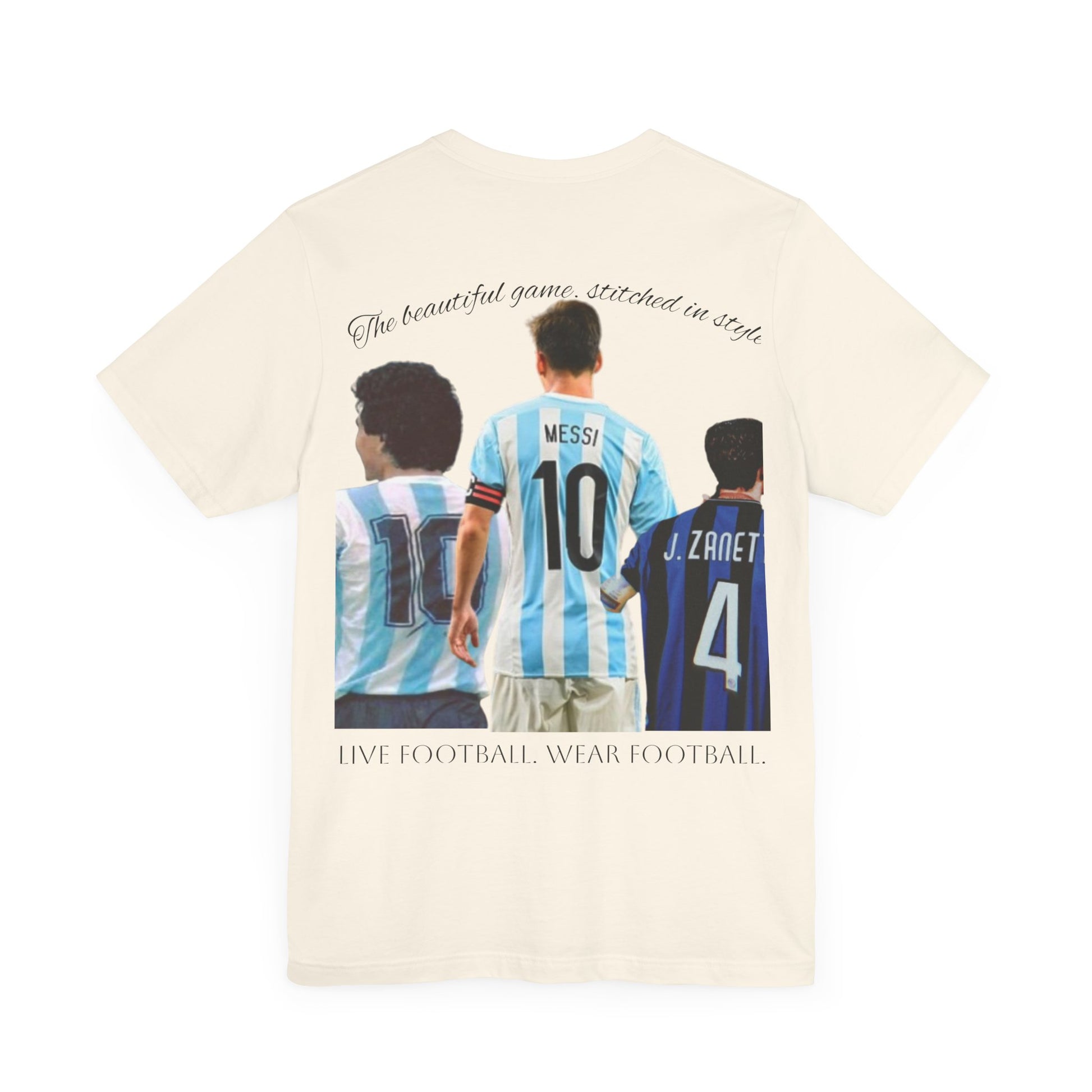 Argentina Legends Tee, Messi Zanetti Maradona Unisex Tee, Casual Streetwear