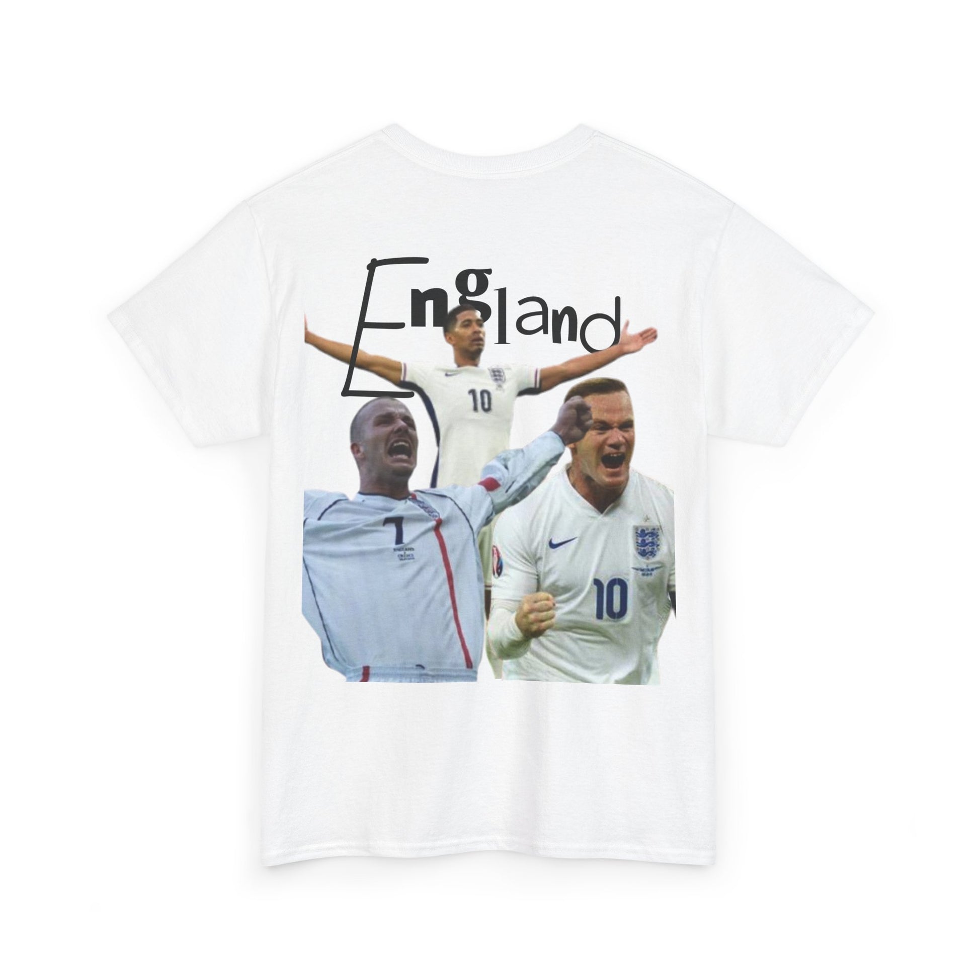 England Soccer Tribute Tee - Unisex Heavy Cotton, Sports Fan Shirt, Retro, Streetwear