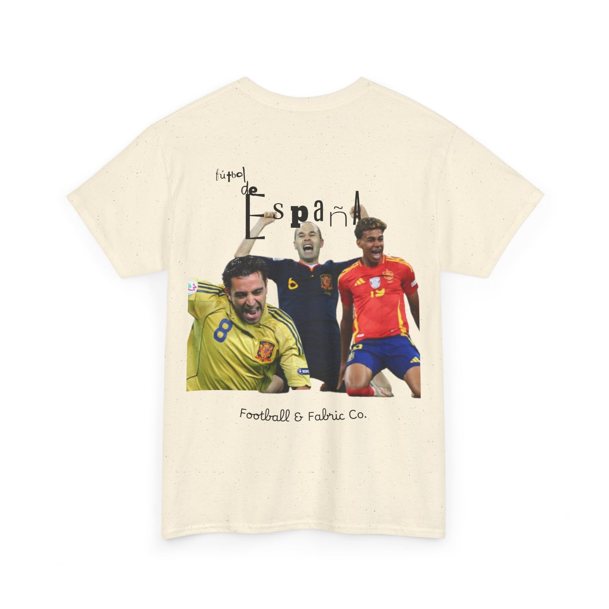 Vintage "Futbol de Espana Tee, Unisex Heavy Cotton Shirt, Retro Graphic Tee