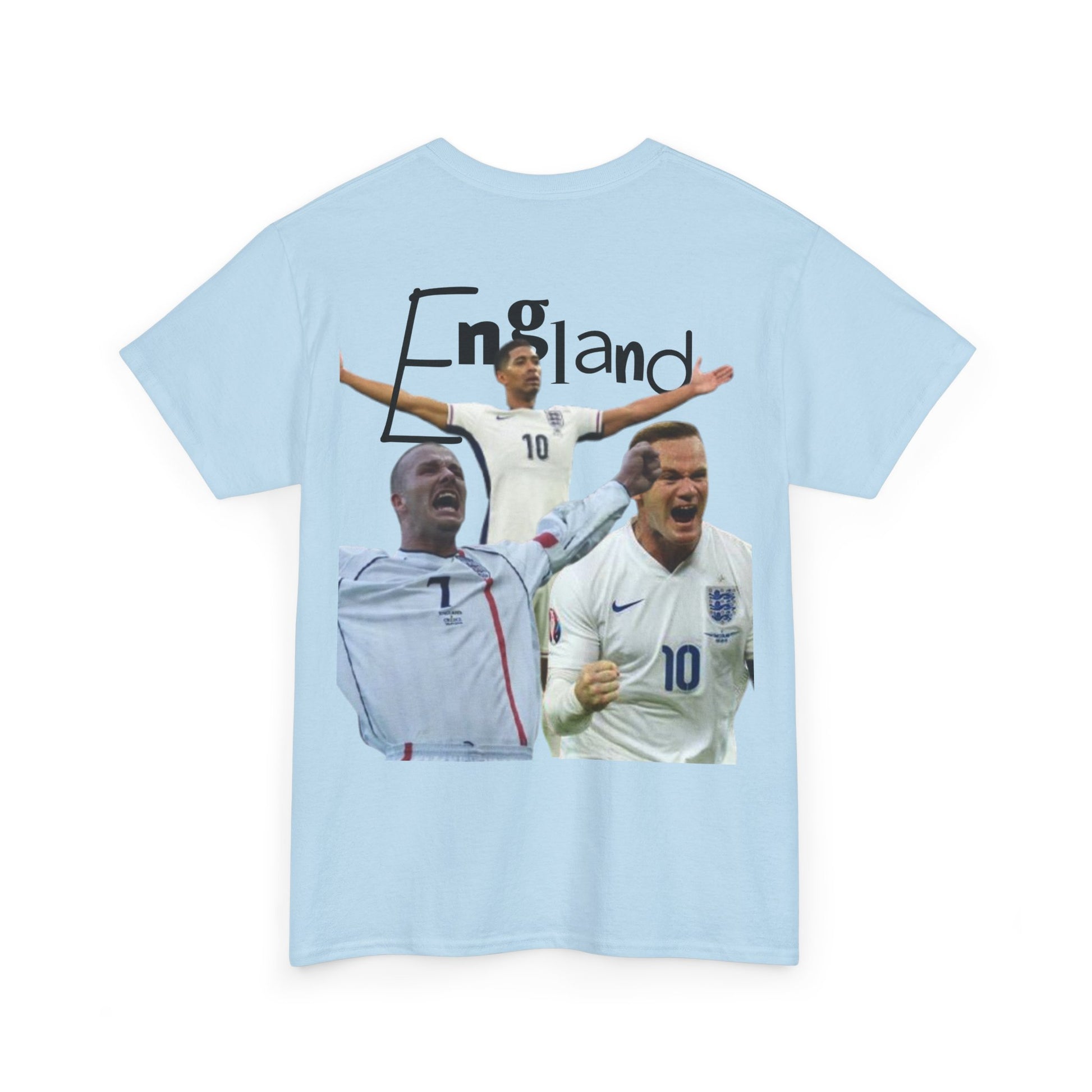 England Soccer Tribute Tee - Unisex Heavy Cotton, Sports Fan Shirt, Retro, Streetwear