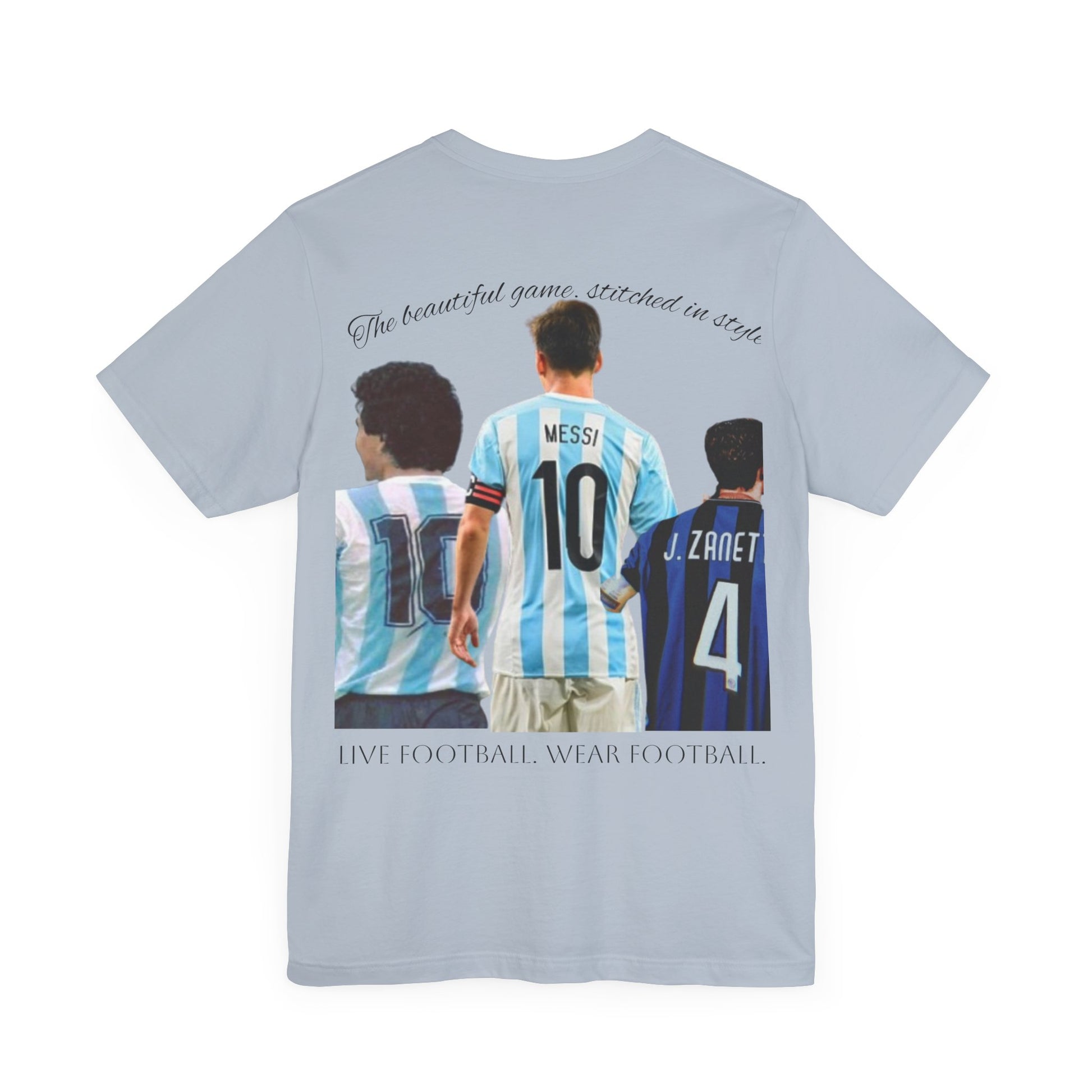 Argentina Legends Tee, Messi Zanetti Maradona Unisex Tee, Casual Streetwear