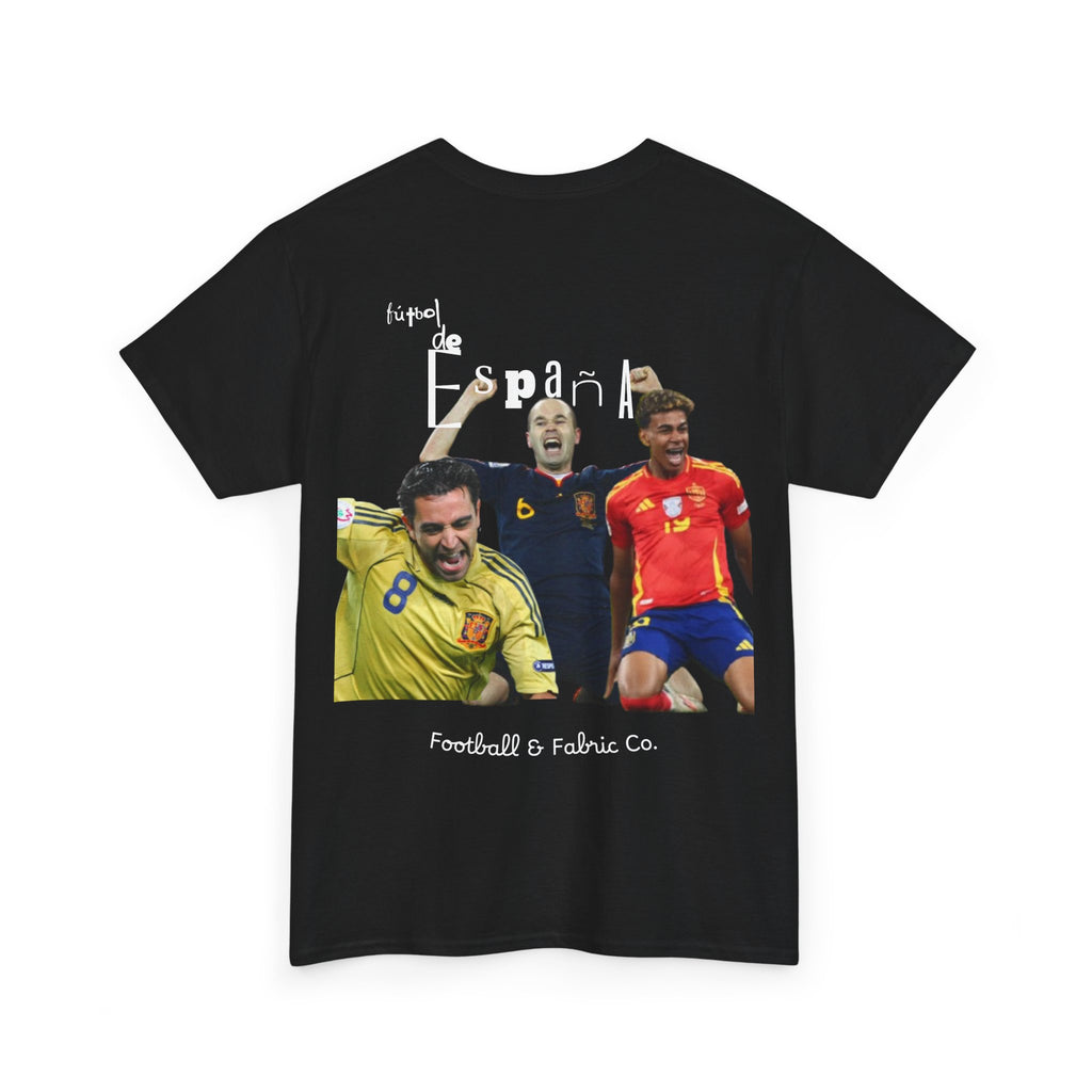 Vintage "Futbol de Espana Tee, Unisex Heavy Cotton Shirt, Retro Graphic Tee