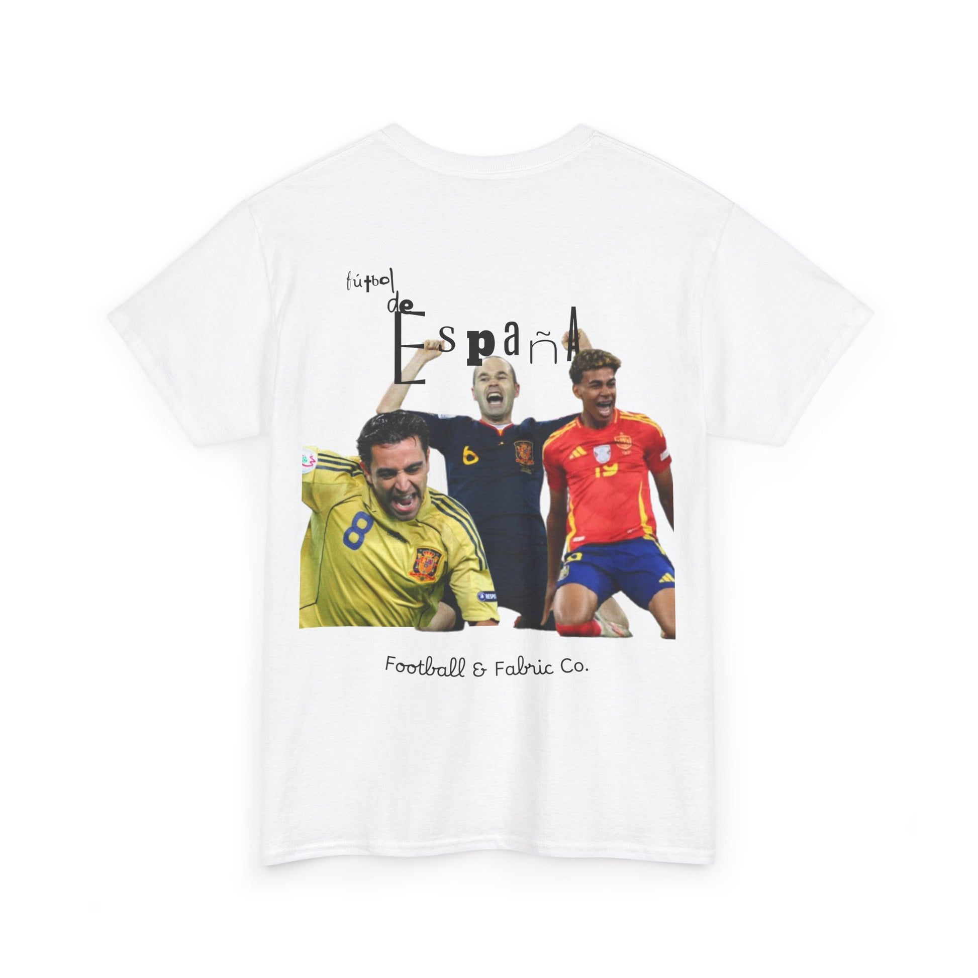 Vintage "Futbol de Espana Tee, Unisex Heavy Cotton Shirt, Retro Graphic Tee