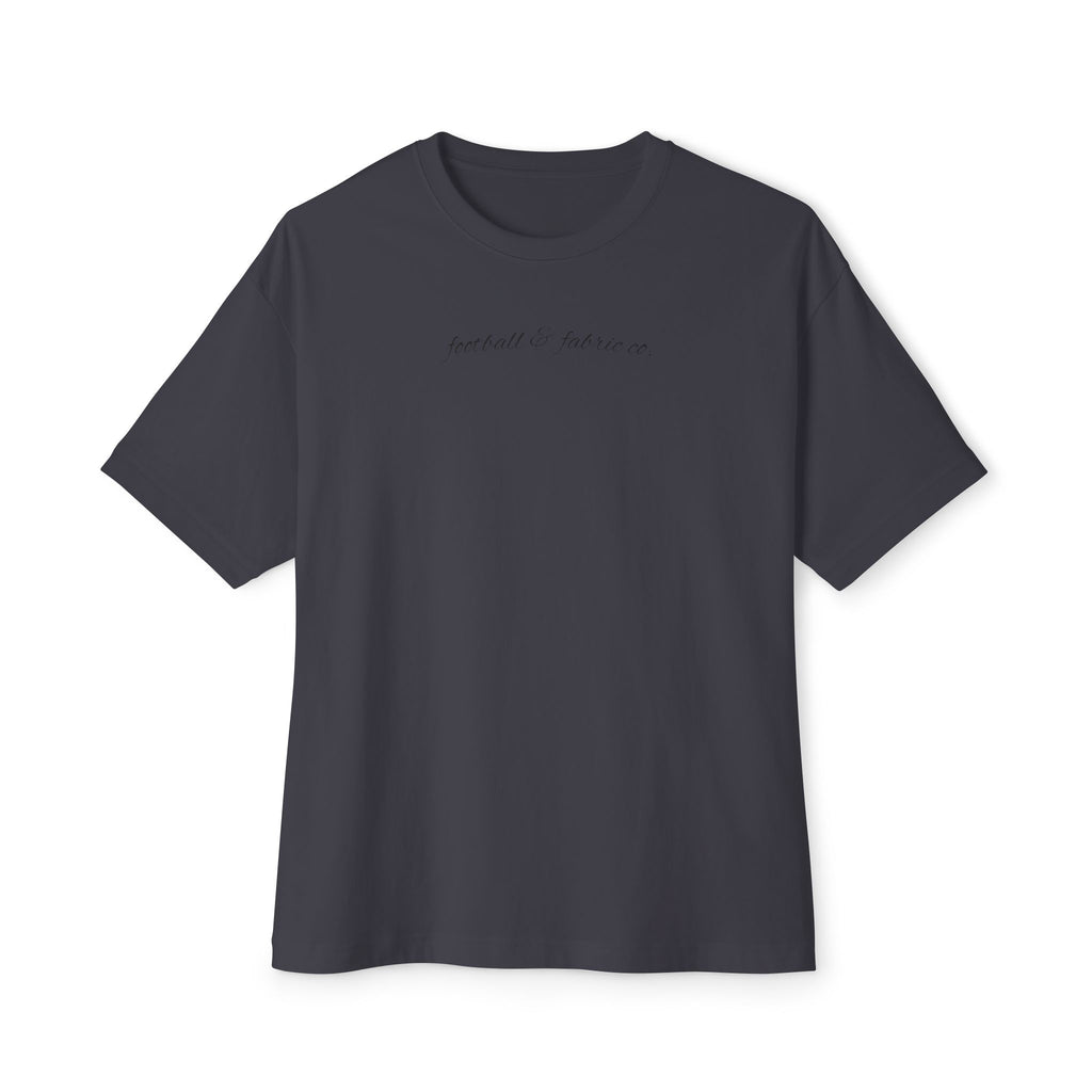 Unisex Oversized Boxy Tee - Football Graphic Tee, Casual Streetwear