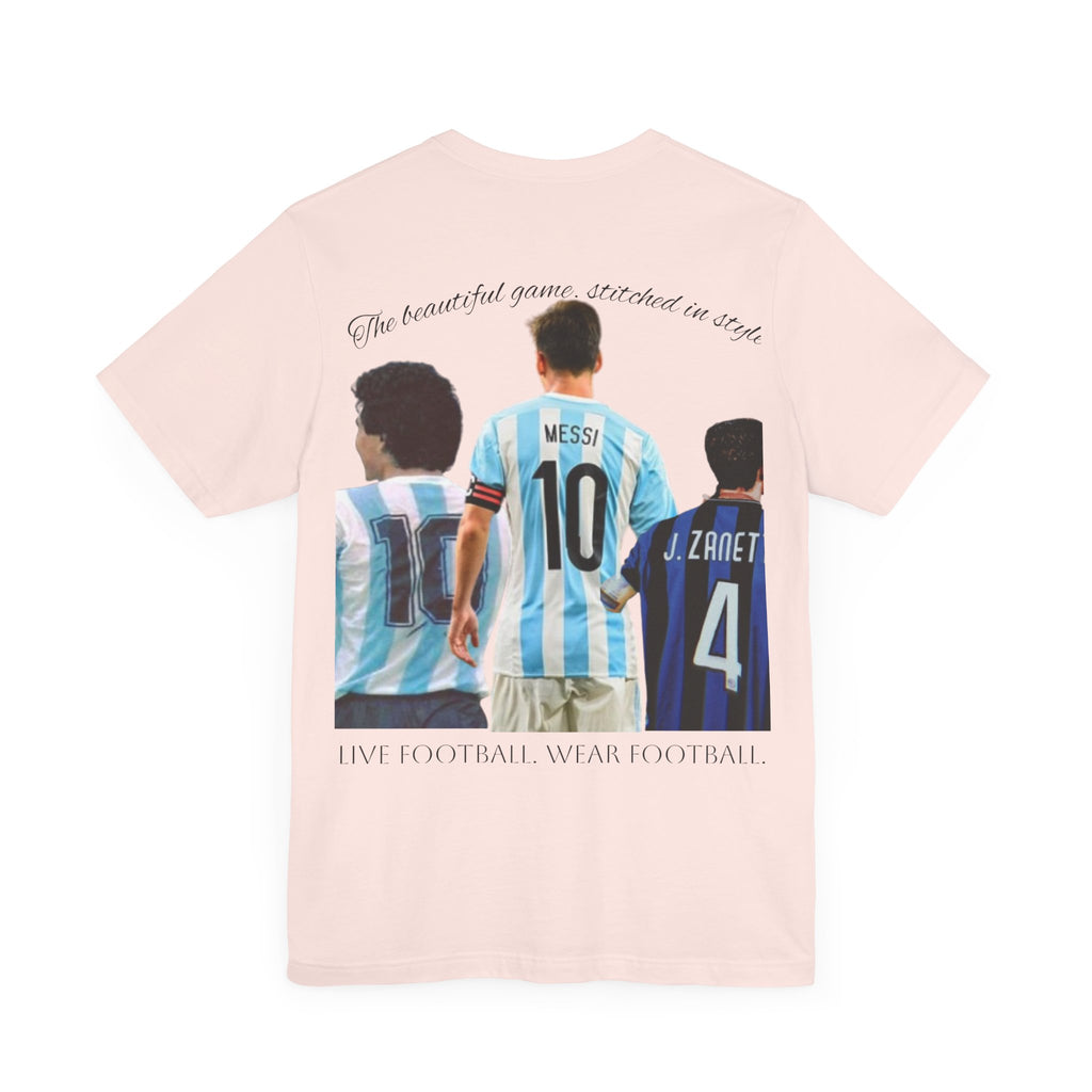 Argentina Legends Tee, Messi Zanetti Maradona Unisex Tee, Casual Streetwear