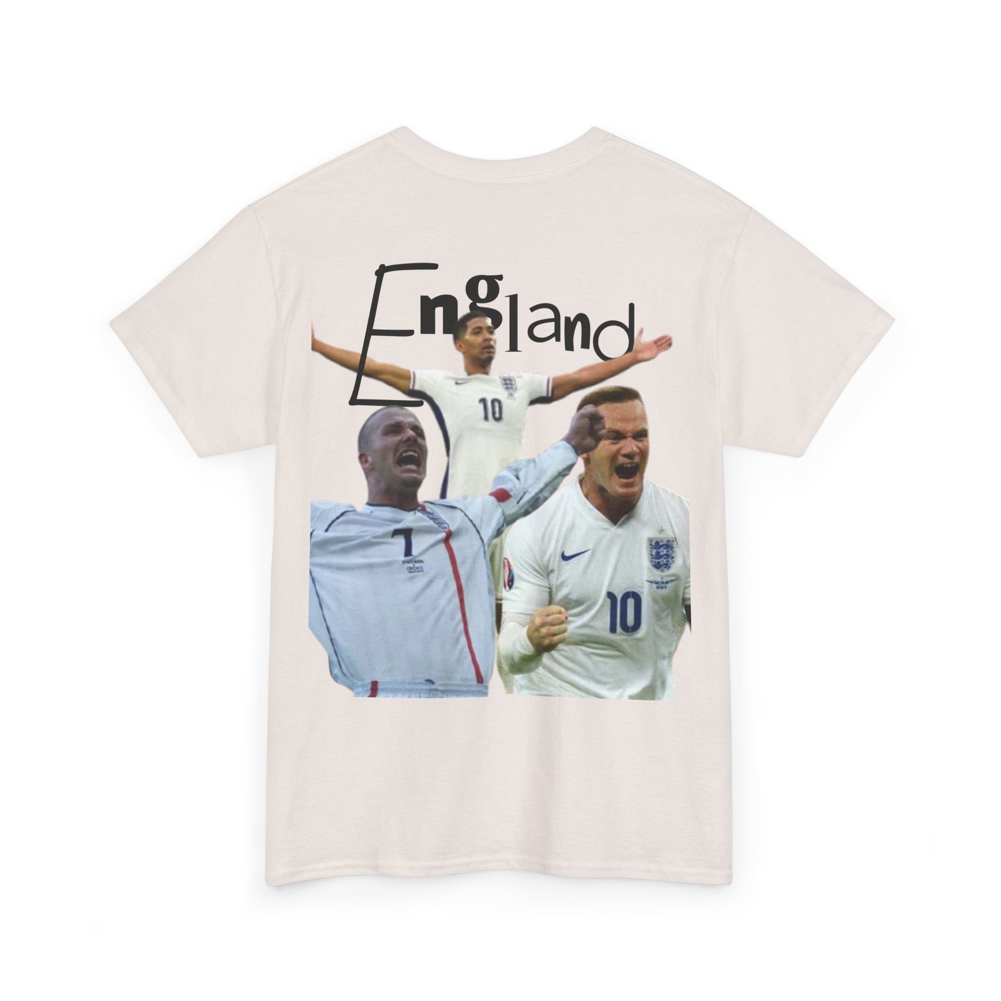 England Soccer Tribute Tee - Unisex Heavy Cotton, Sports Fan Shirt, Retro, Streetwear