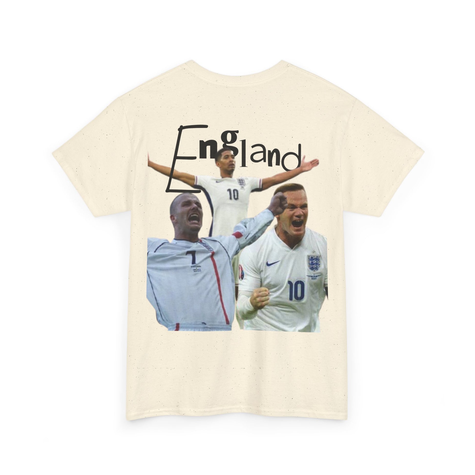 England Soccer Tribute Tee - Unisex Heavy Cotton, Sports Fan Shirt, Retro, Streetwear