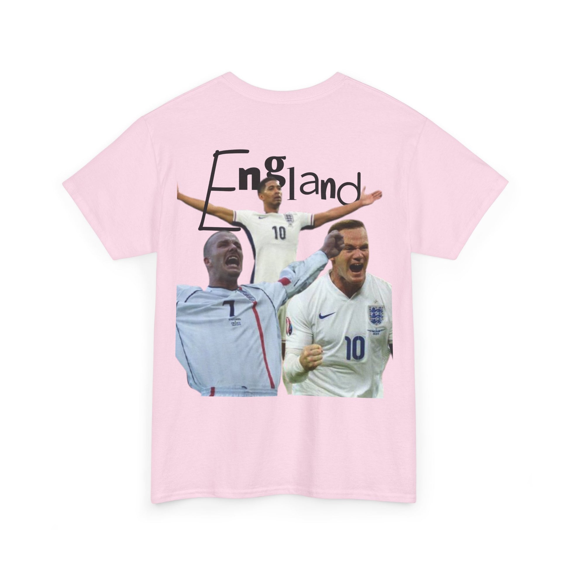 England Soccer Tribute Tee - Unisex Heavy Cotton, Sports Fan Shirt, Retro, Streetwear